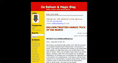Desktop Screenshot of daballoonandmagicblog.balloontwistershawaii.com